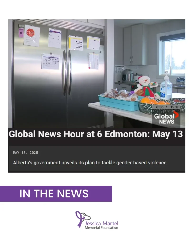 In the news: Global News Hour at 6 Edmonton, May 13, 2025. Alberta’s government unveils its plan to tackle gender-based violence.