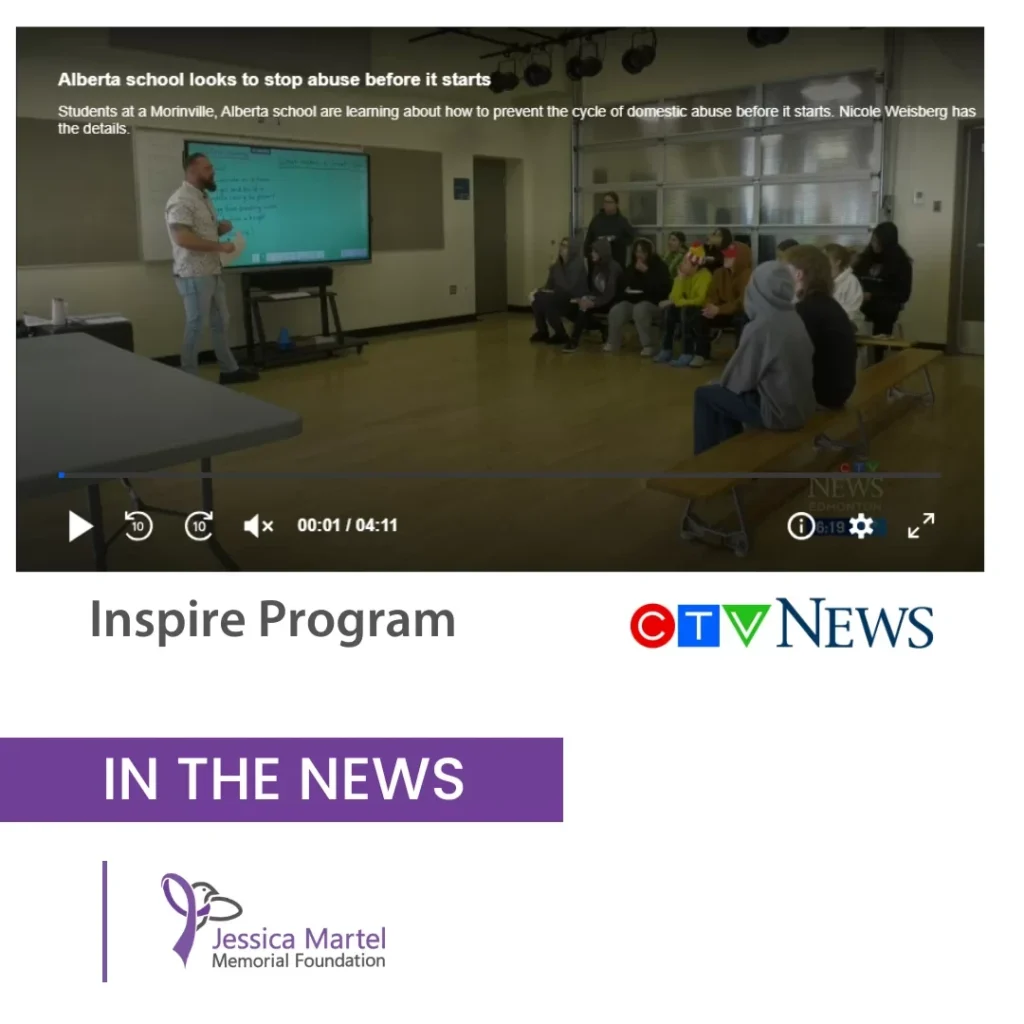 In the news: CTV News story, Alberta school looks to stop abuse before it starts, about the Inspire Program.